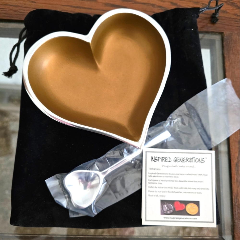 New "Heart Of Gold" Dish And Spoon By Inspired Generations